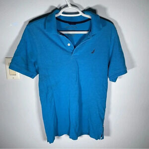 Nautica Kids Blue Polo Size Large